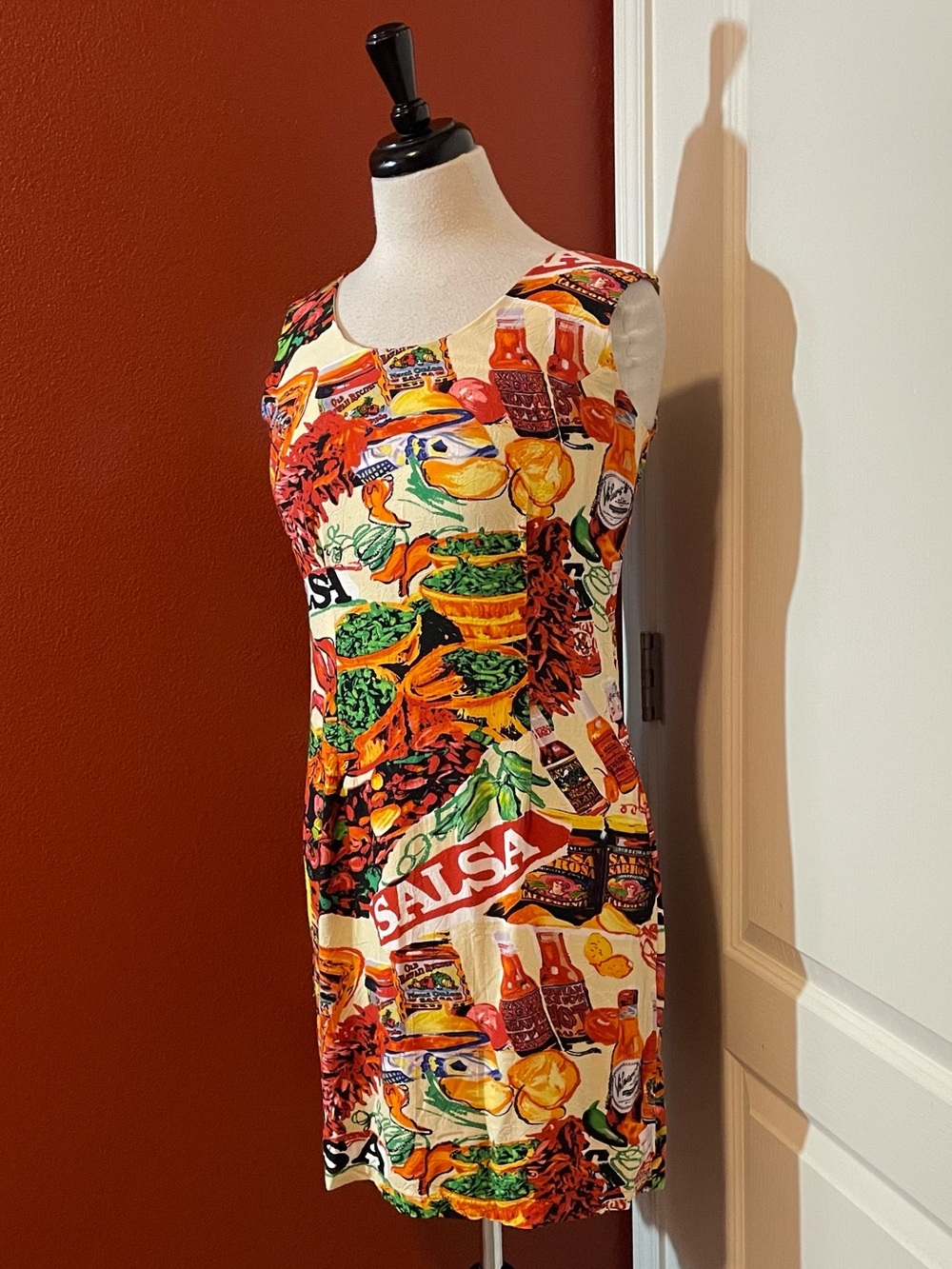 Jams World Women’s Vintage Food Wearable Art To Wear Salsa Camp Mini Dress